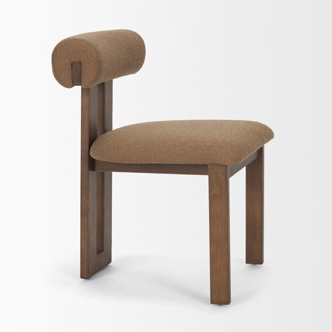 modern mocha dining chair