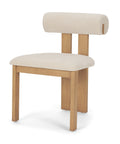 cream dining chair