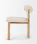cream dining chair