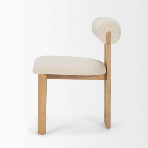 cream dining chair