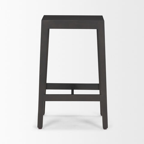 Colony Black Wood Counter Stool – Mercana