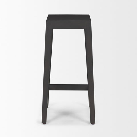 Colony Black Wood Counter Stool – Mercana