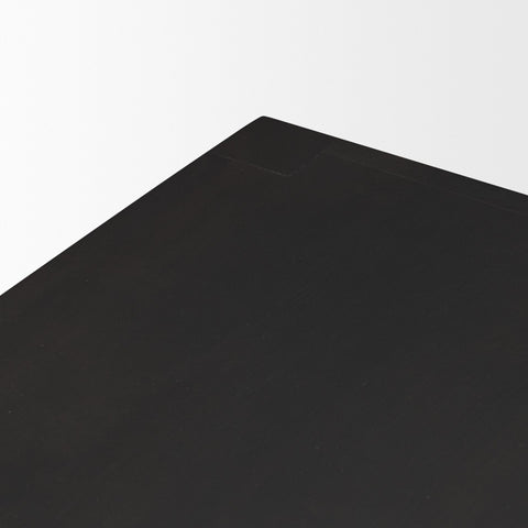 Colony Black Wood Counter Stool – Mercana