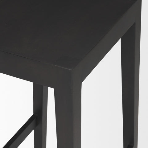 Colony Black Wood Counter Stool – Mercana