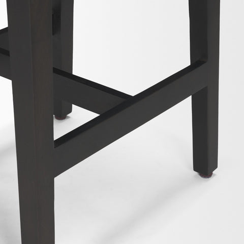 Colony Black Wood Counter Stool – Mercana