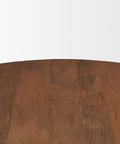 round wood coffee table solid mango wood
