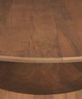 round wood coffee table solid mango wood
