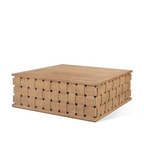 square wood coffee table light brown