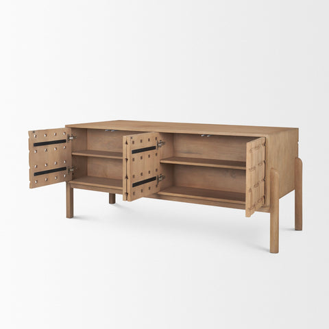 Trellyn Solid Mango Wood Desk -7