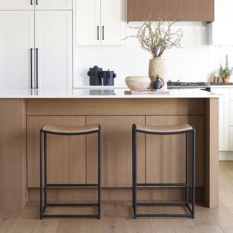 Taniel Light Brown - Counter Chair Mercana