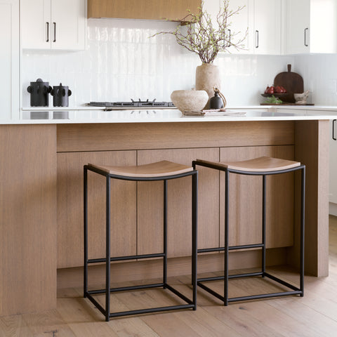 Taniel Light Brown - Counter Chair Mercana