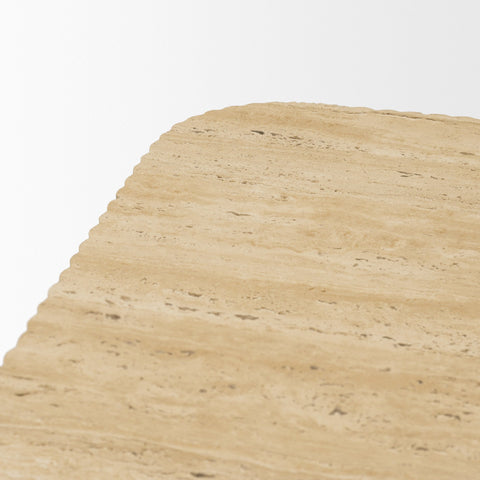 Close-up of a textured beige surface with a white background