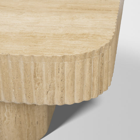 Close-up of a textured wooden surface with a light brown color on a gray background
