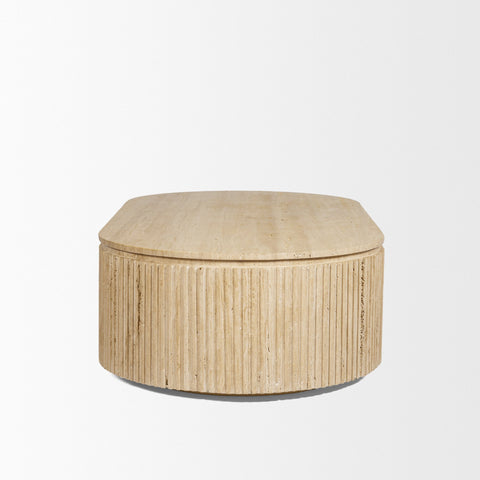 Wooden box with a lid on a white background