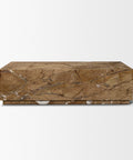 Marble-patterned rectangular box on a white background