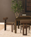modern upholstered dining chair
