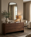modern bronze wall mirror