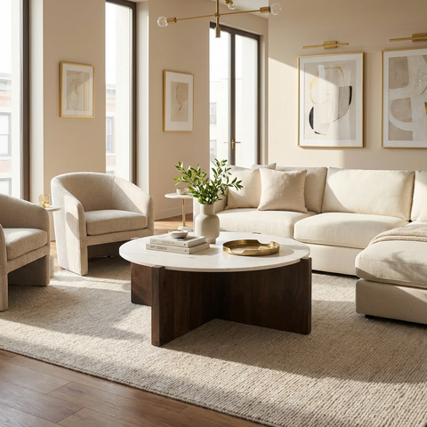Bianca Dark Brown - Coffee Table Mercana