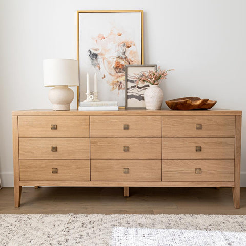 Hara Natural Nine Drawer - Dresser SIF