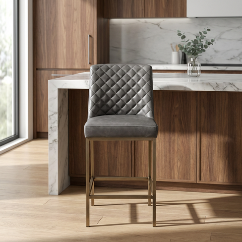 Leighland Overcast - Counter Chair Sunpan