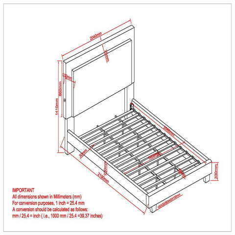 Lumina Blue - King Bed WW