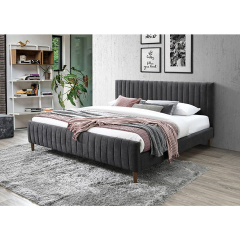 Hannah Charcoal - King Bed WW