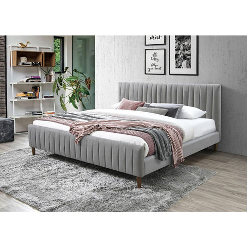 Hannah Light Grey - King Bed WW