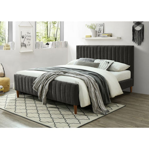 Hannah Charcoal - Queen Bed WW