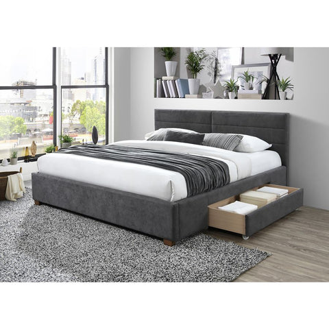 Emilio Charcoal - King Bed WW