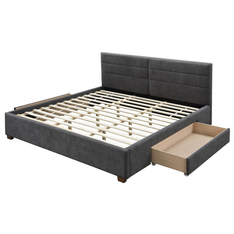 Emilio Charcoal - King Bed WW