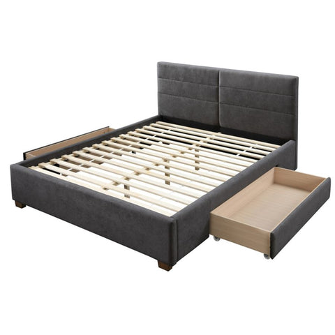 Emilio Charcoal - Queen Bed WW