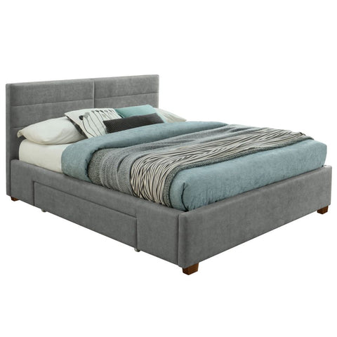 Emilio Light Grey - Queen Bed WW