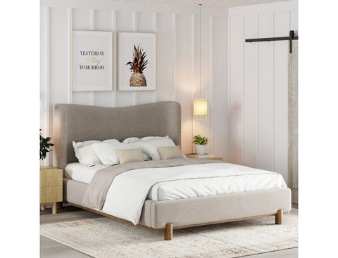 Isadora Dark Beige - Queen Bed