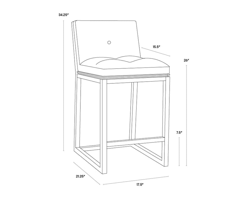 Alba - Counter Chair Sunpan