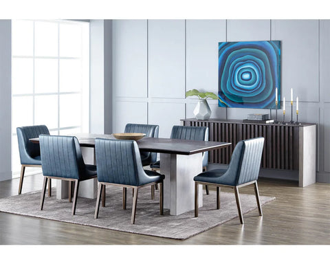 Halden Blue - Dining Chair Sunpan (Set Of Two)