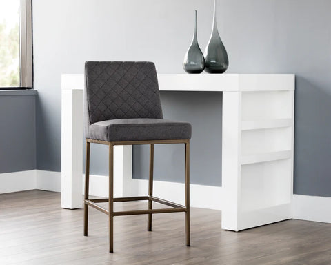 Leighland Grey - Counter Chair Sunpan