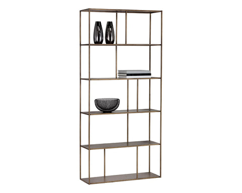 Eiffel Large Antique Brass - Bookcase Sunpan