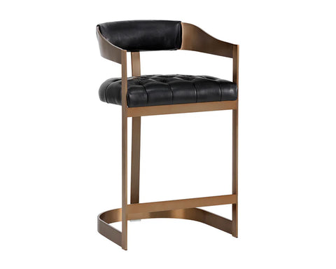 Beaumont Black - Counter Chair Sunpan