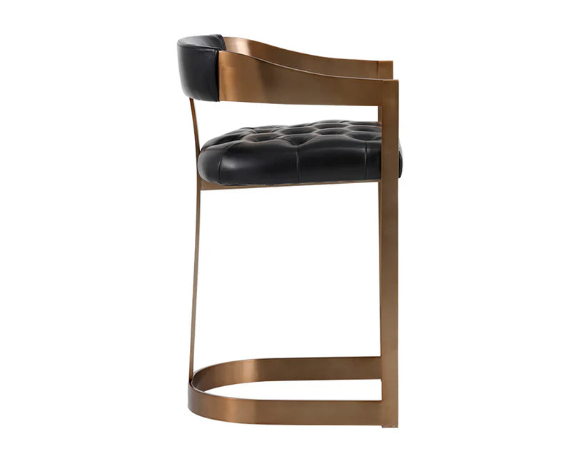 Beaumont Black - Counter Chair Sunpan