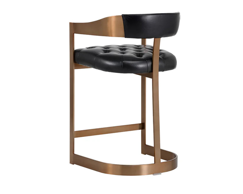 Beaumont Black - Counter Chair Sunpan