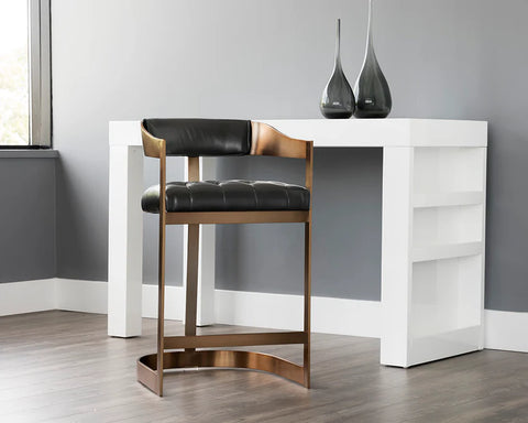 Beaumont Black - Counter Chair Sunpan