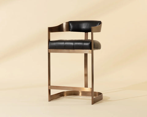 Beaumont Black - Counter Chair Sunpan