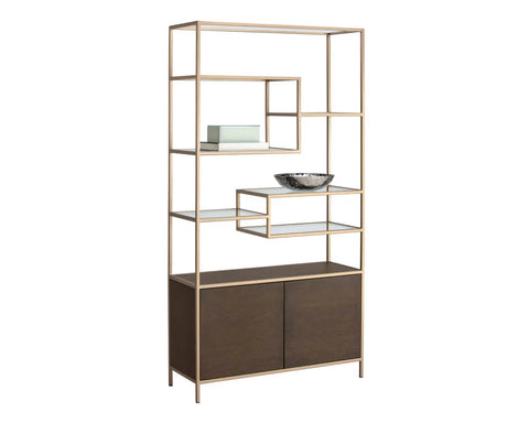Stamos Gold - Bookcase Sunpan