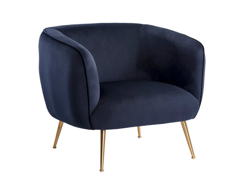 Amara Navy - Accent Chair Sunpan