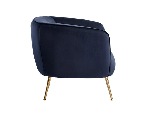 Amara Navy - Accent Chair Sunpan