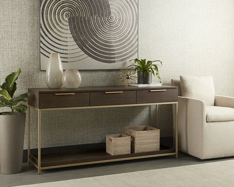 Rebel Charcoal - Console Table Sunpan