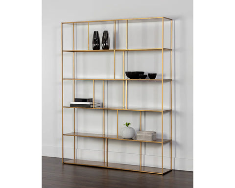 Eiffel Extra Large Antique Brass - Bookcase Sunpan