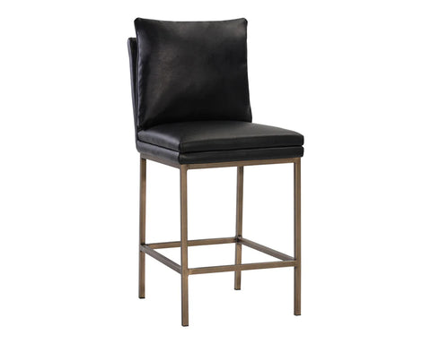 Paige Black - Counter Chair Sunpan