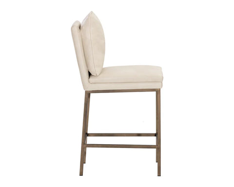 Paige Cream - Counter Chair Sunpan