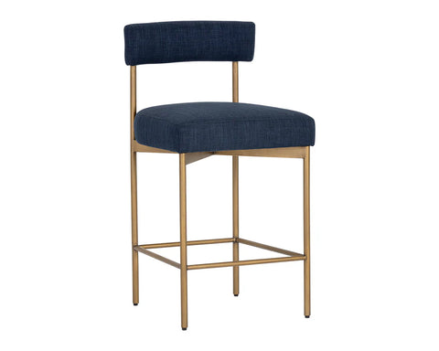 Seneca Navy - Counter Chair Sunpan